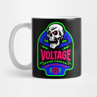 Voltage Skulls art Design Company Mug